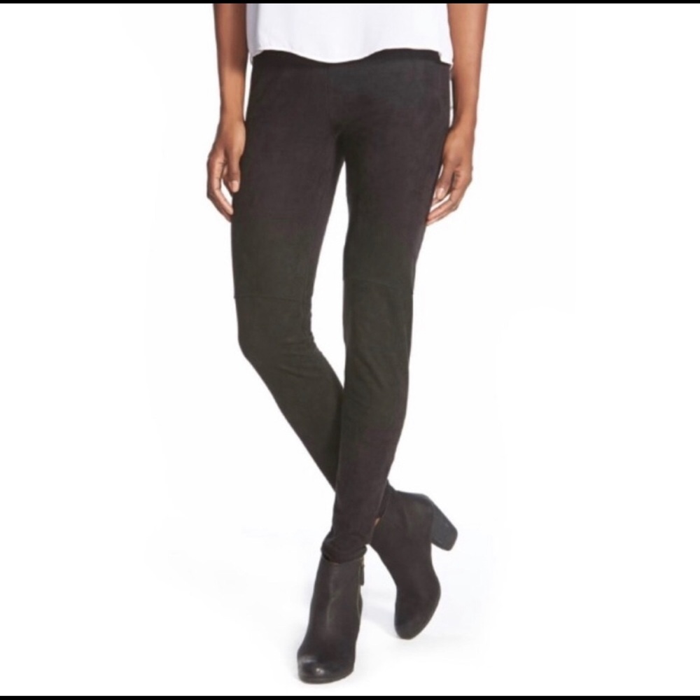 LYSSE • Faux suede leggings MEDIUM